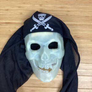 Vintage Clown Alley Pirate Skull Mask 90s